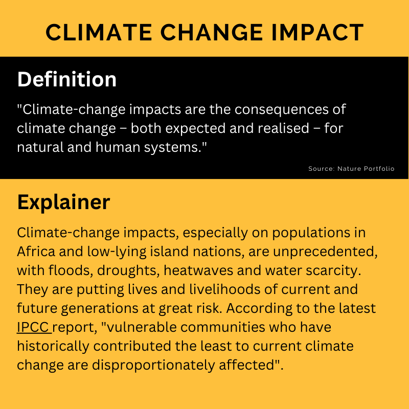 Climate Change Impact Slide