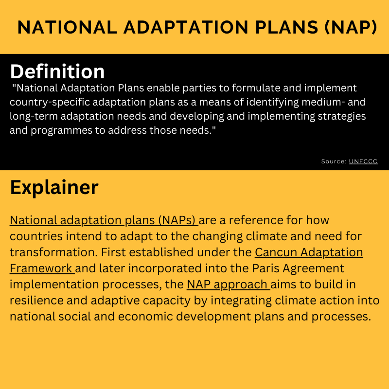 National Adaptation Plan